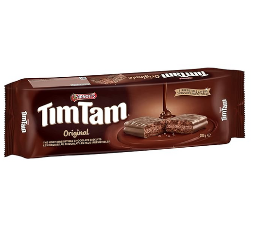 2-pack Arnott's Tim Tam Chocolate Biscuits, 200 Grams/7.05 Ounce
